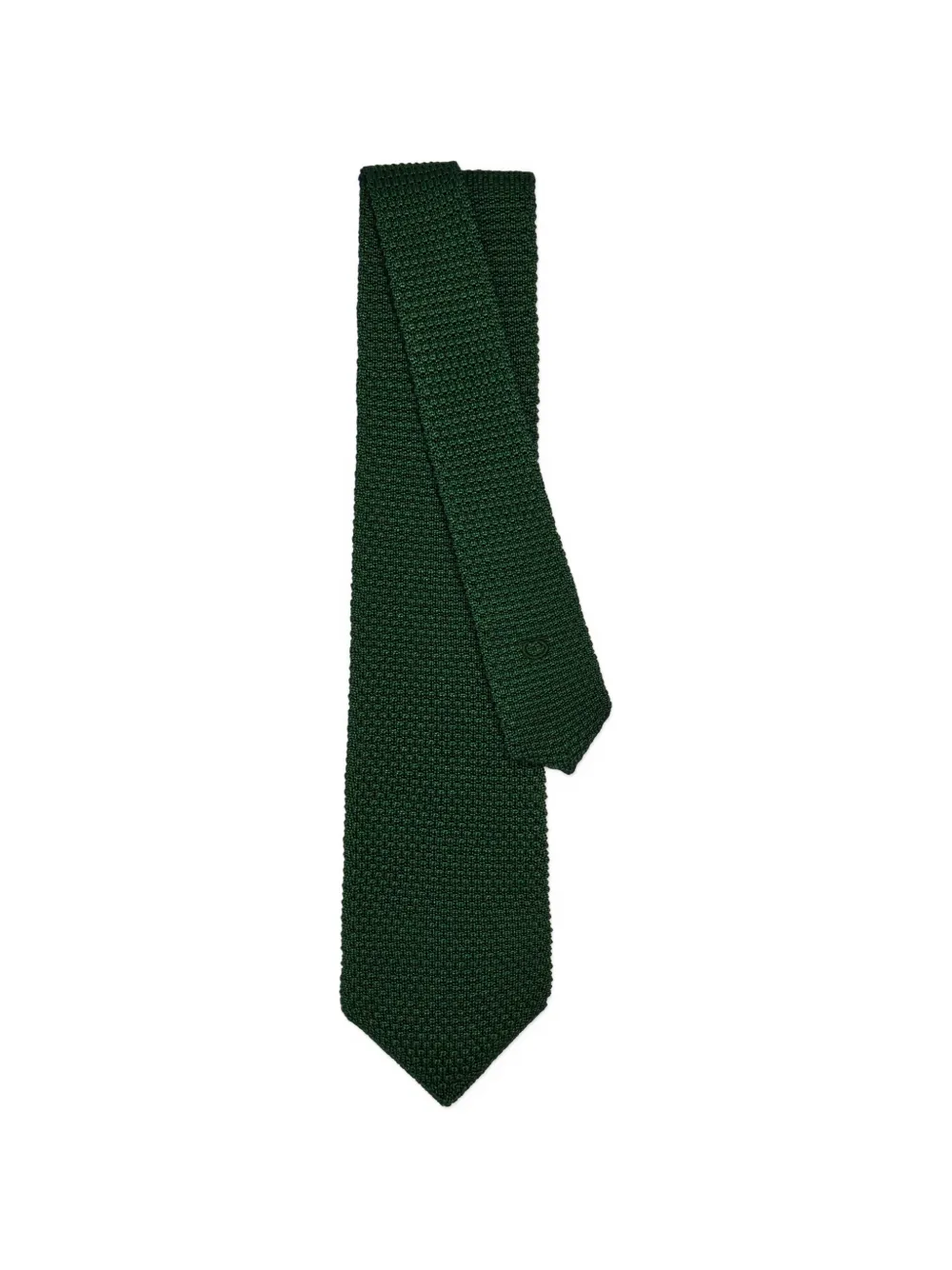 Ferragamo silk and cashmere tie infinite inspirations Groen