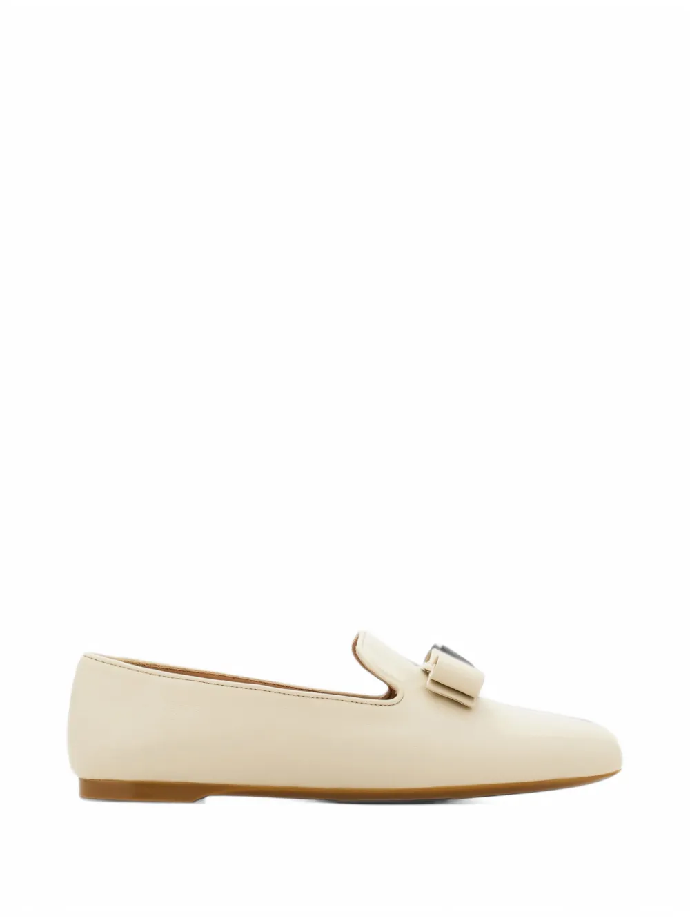 Ferragamo Vara bow loafers - Nude