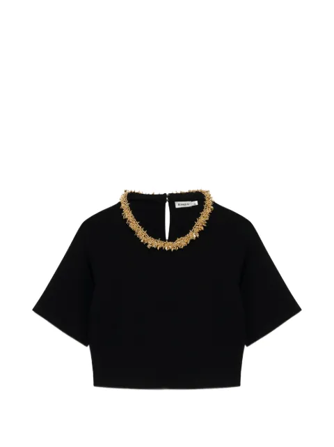 SIMKHAI  Nuria embellished knit top