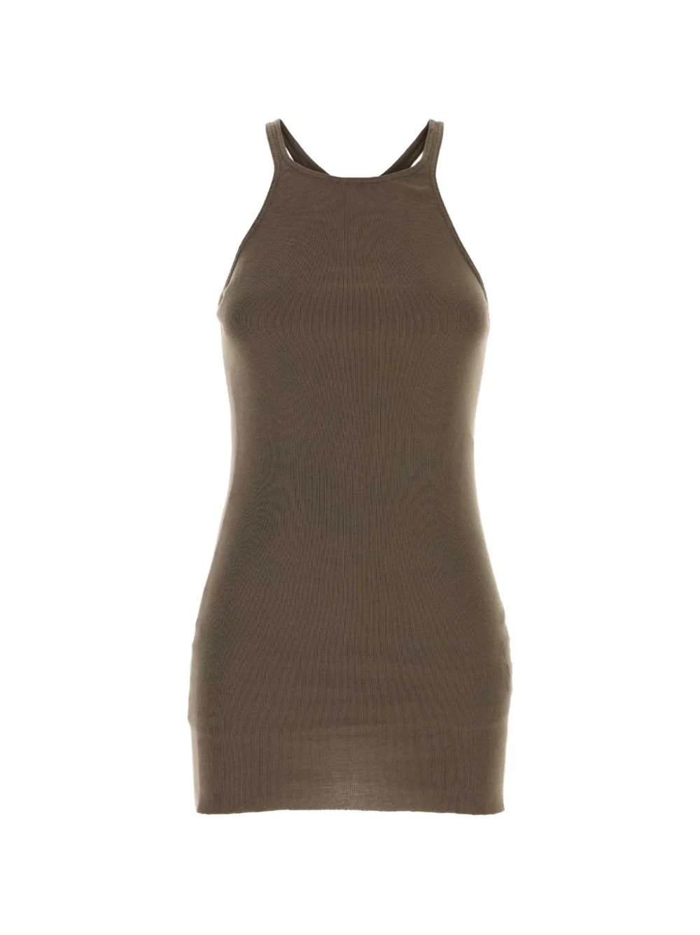 Rick Owens DRKSHDW racer back tank top - Marrone