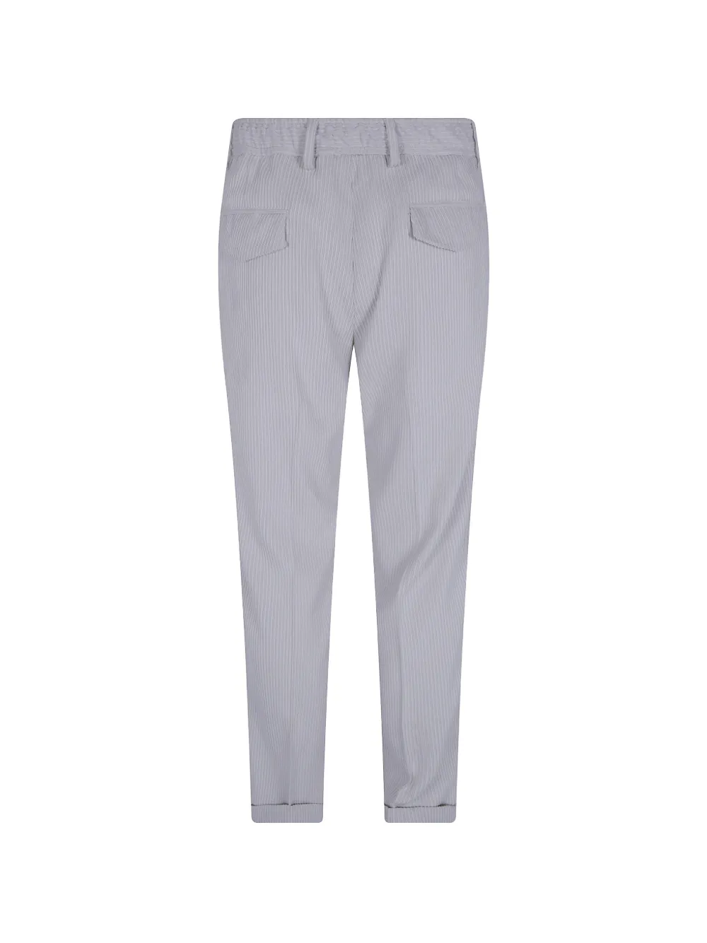 Barba pleated corduroy trousers Grijs
