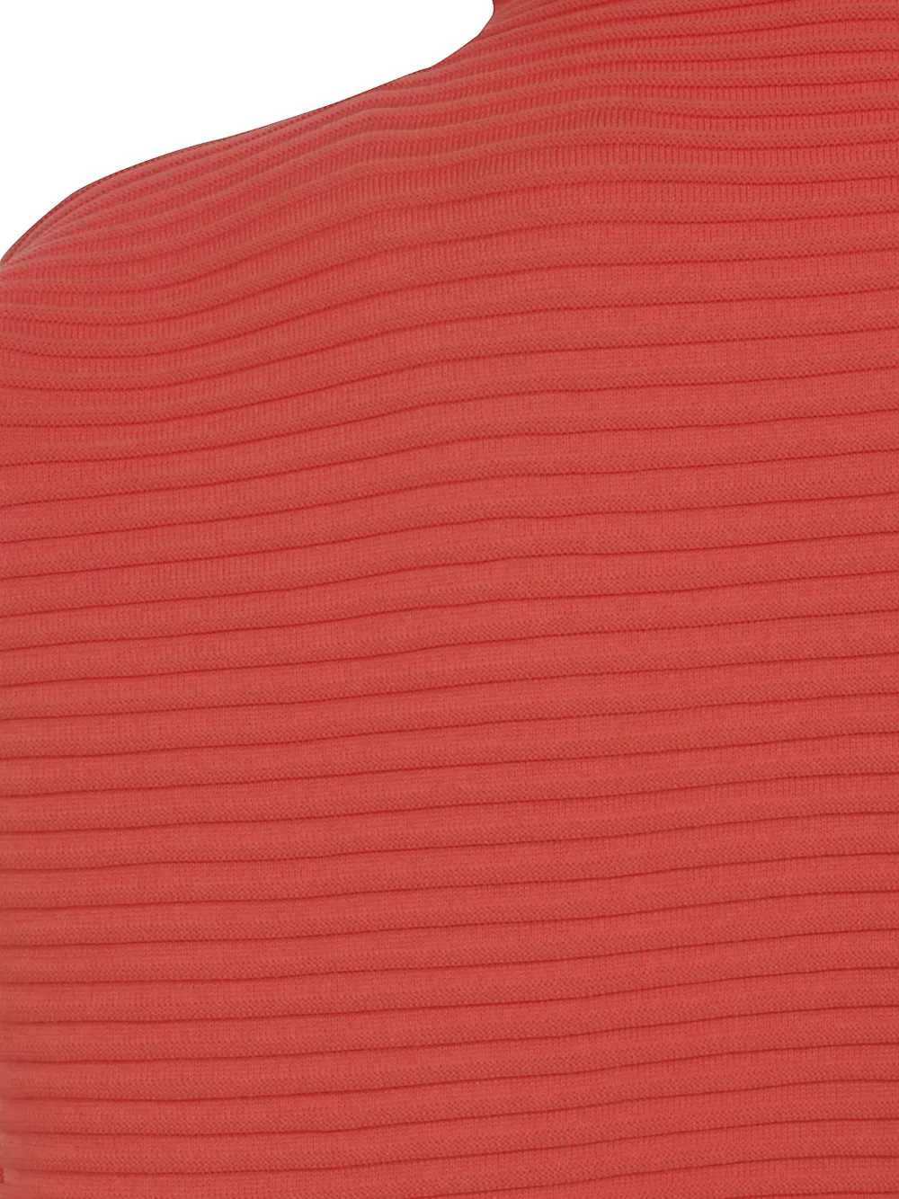 Pleats Please Issey Miyake pleated high-neck top Rood