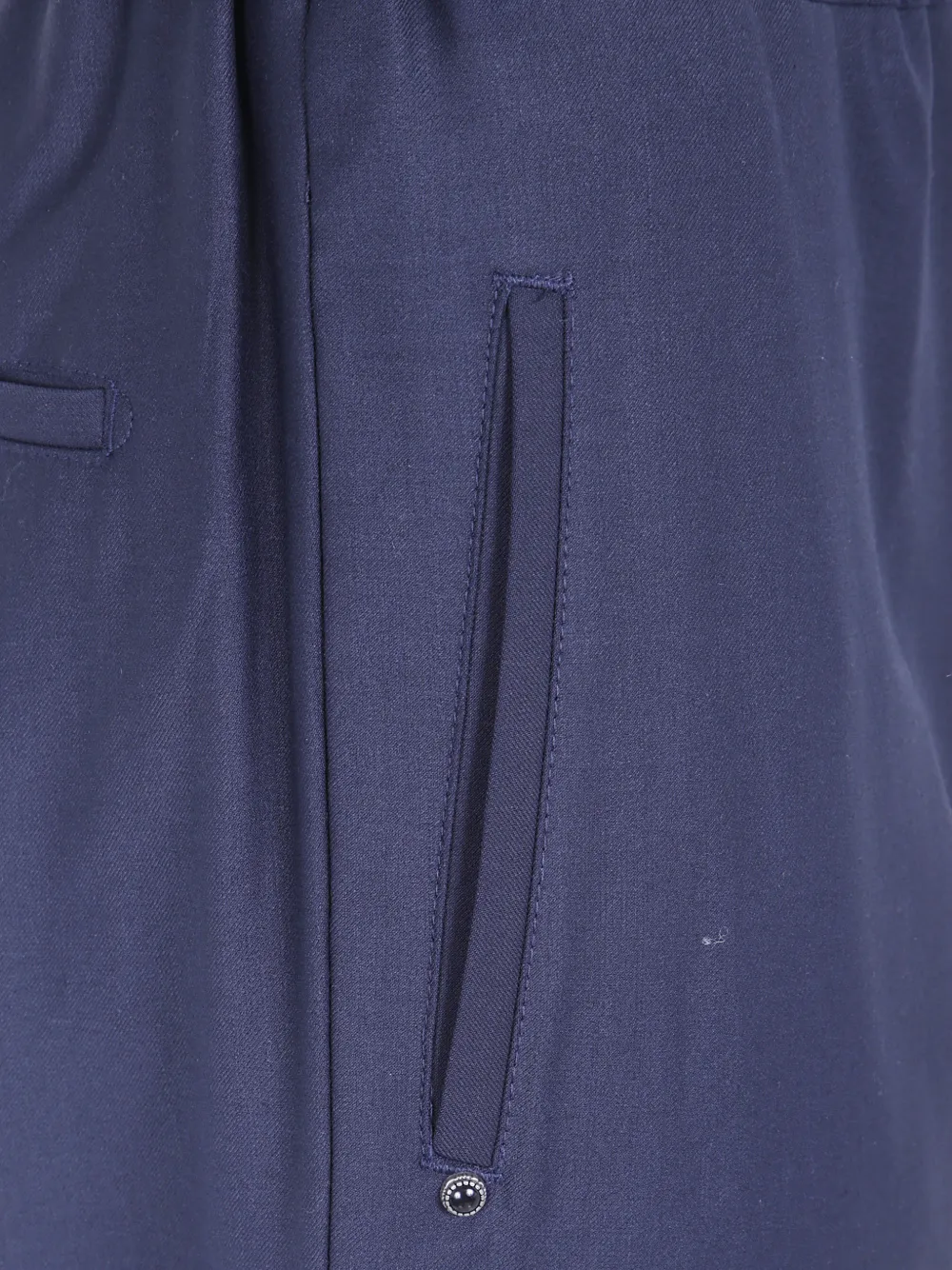 WHITESAND Broek met ceintuur Blauw