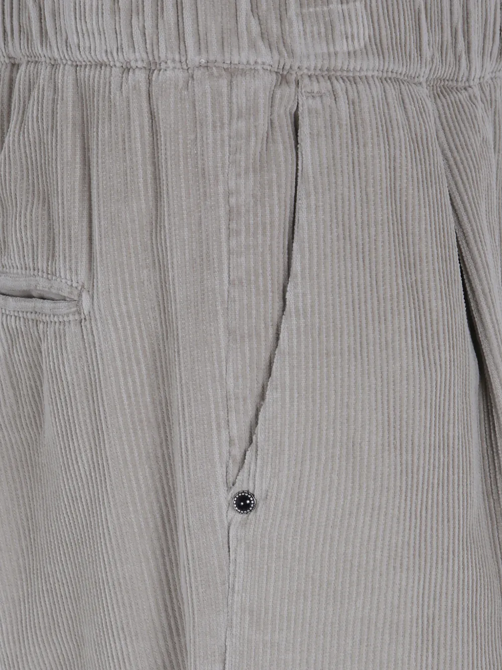 WHITESAND Ribfluwelen broek Grijs
