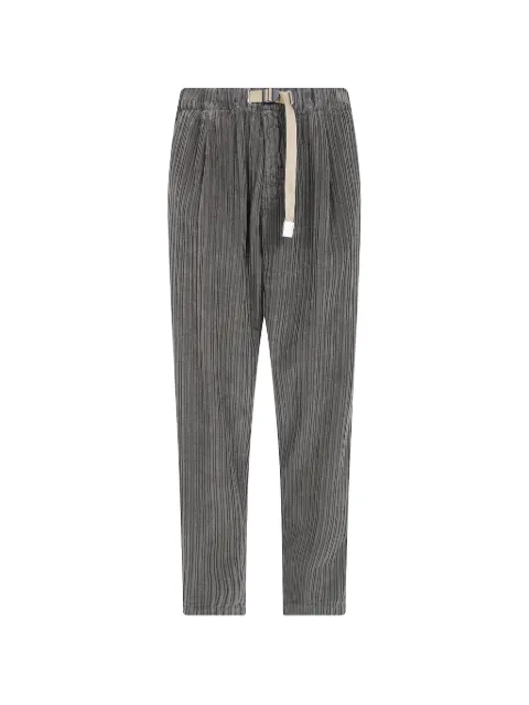 WHITESAND corduroy pleated trousers