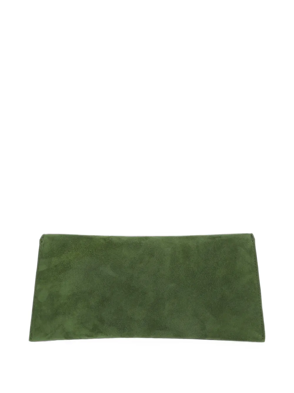 Tyler Ellis 28 Lee Lineage suede clutch bag Groen
