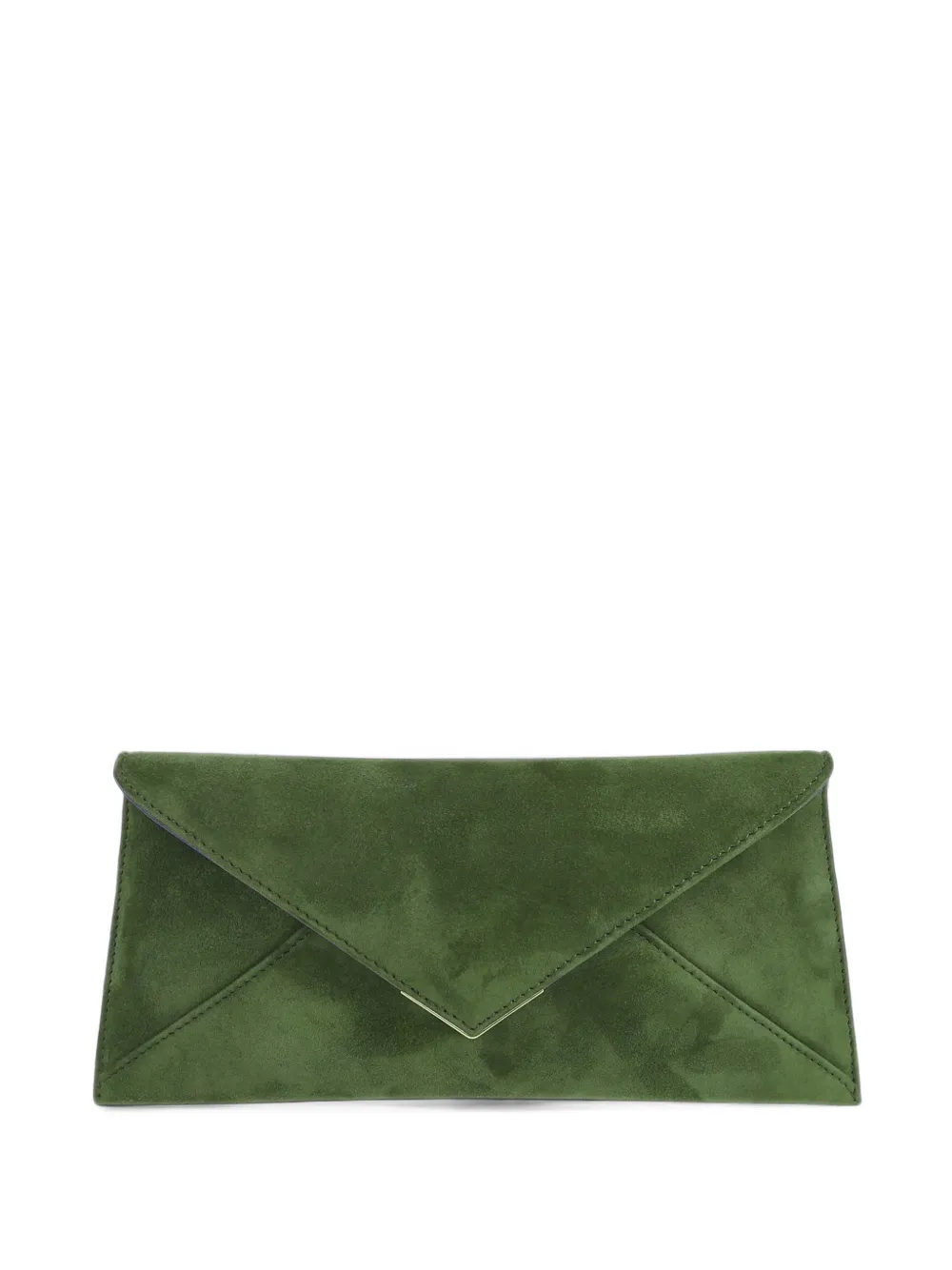 Tyler Ellis 28 Lee Lineage suede clutch bag - Verde