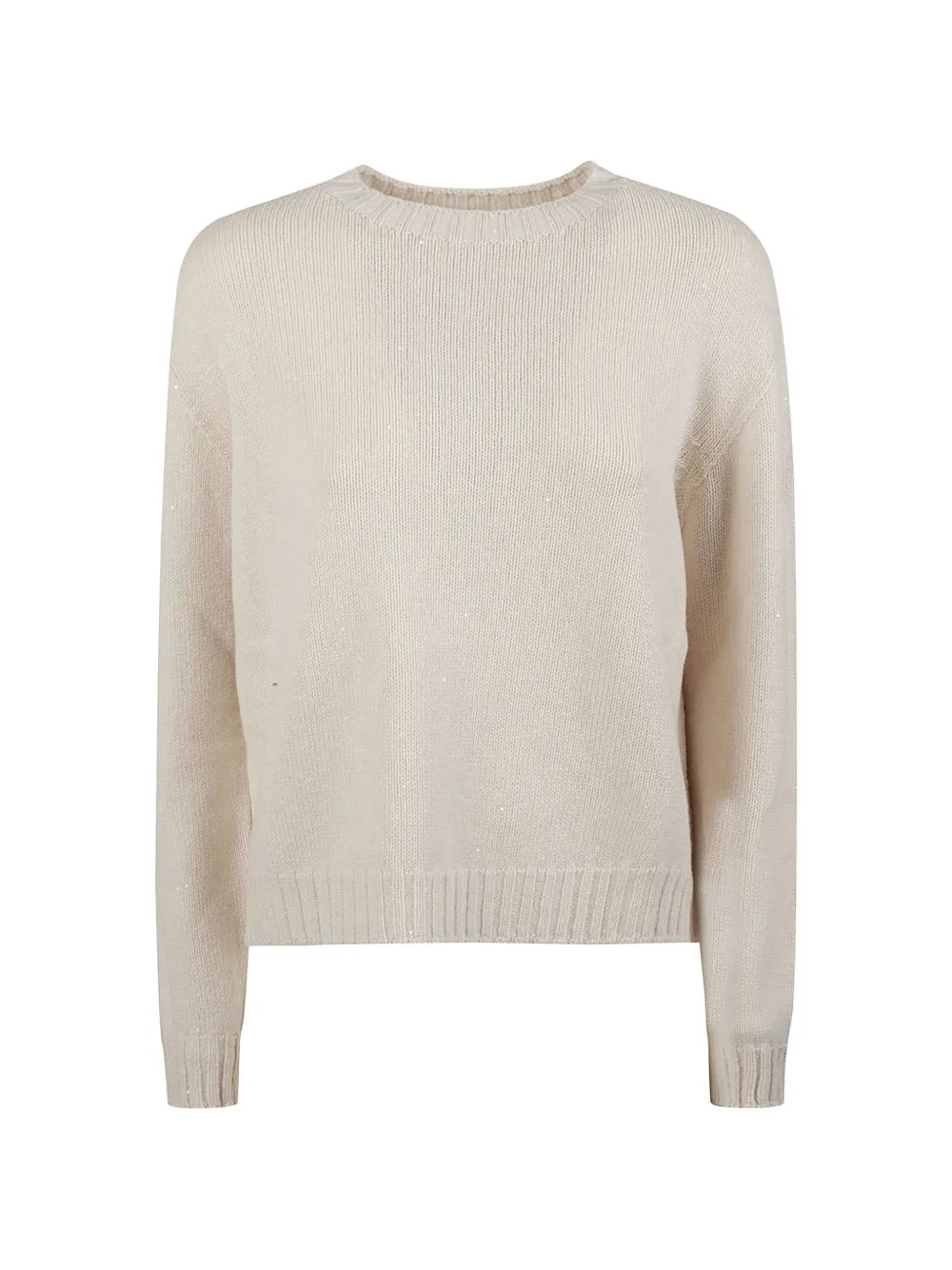 EDOARDO GALLORINI sequin-embellished wool sweater - Toni neutri