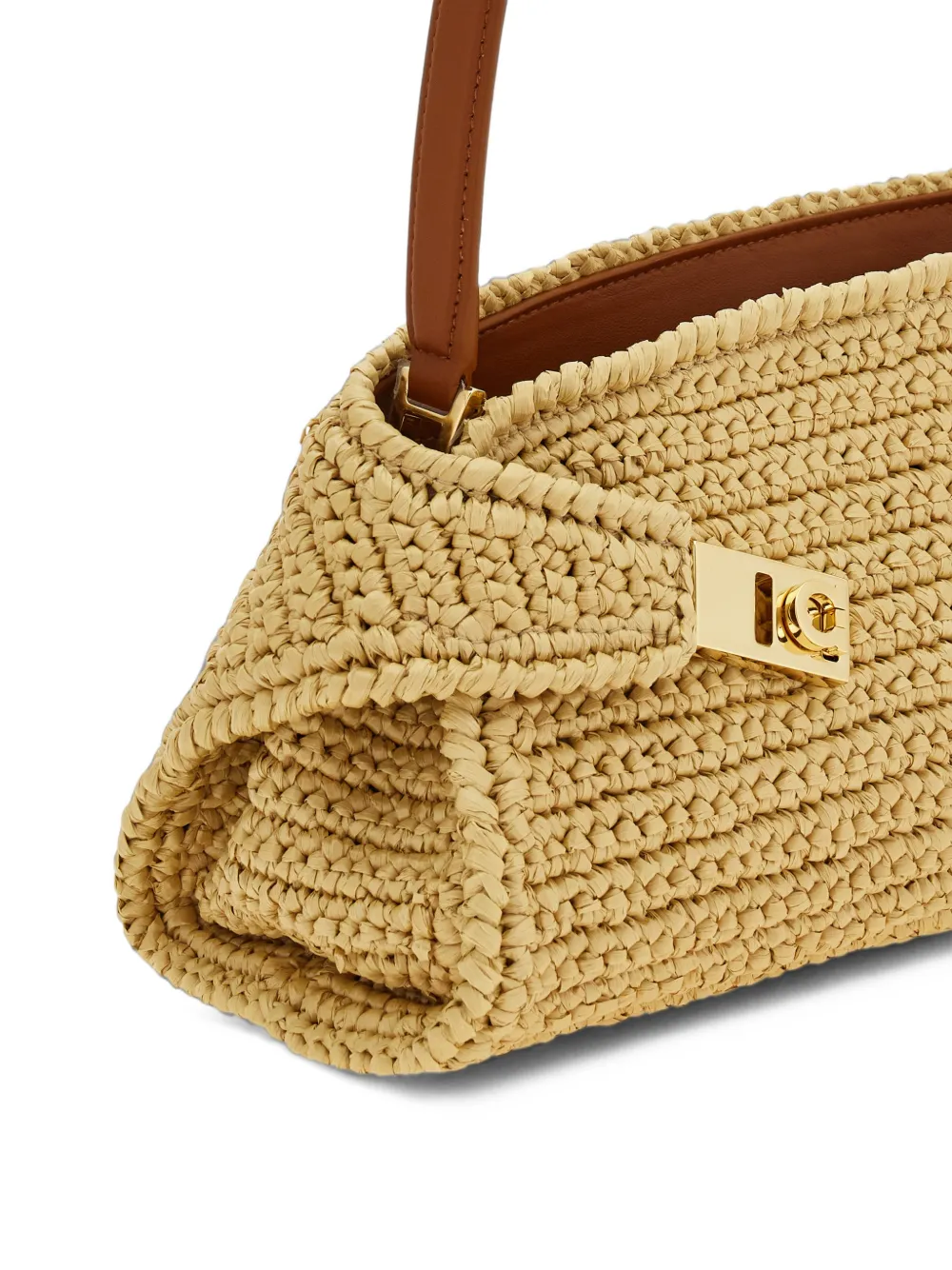 Ferragamo Hug East-West shoulder bag Beige