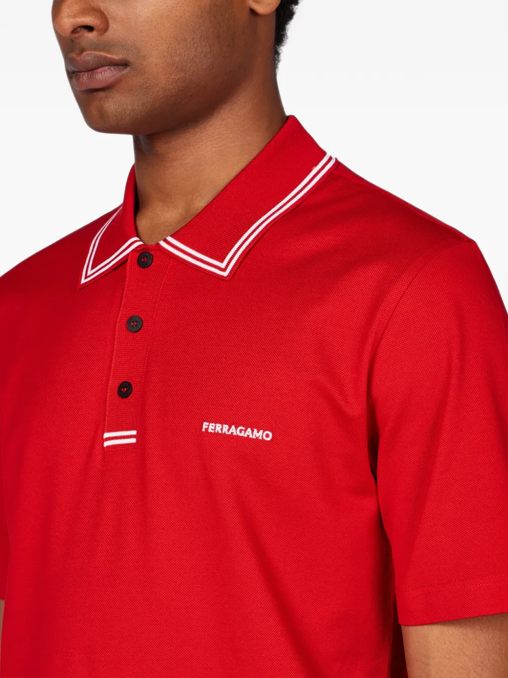 Ferragamo polo Citymatch Capsule Rood