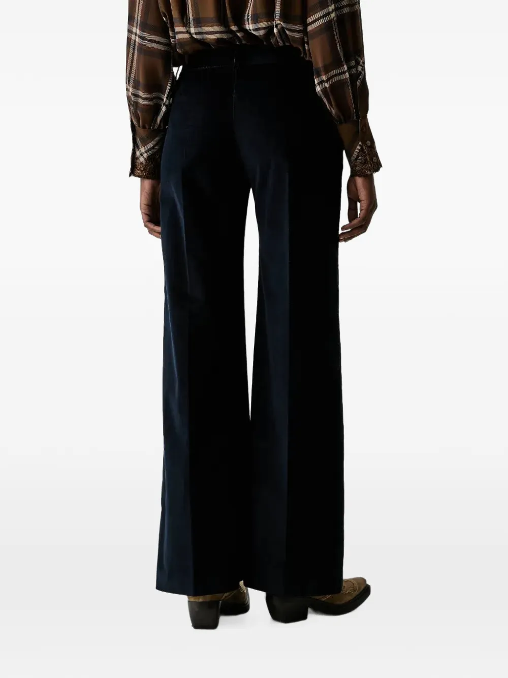 Ermanno Scervino wide-leg trousers Blauw