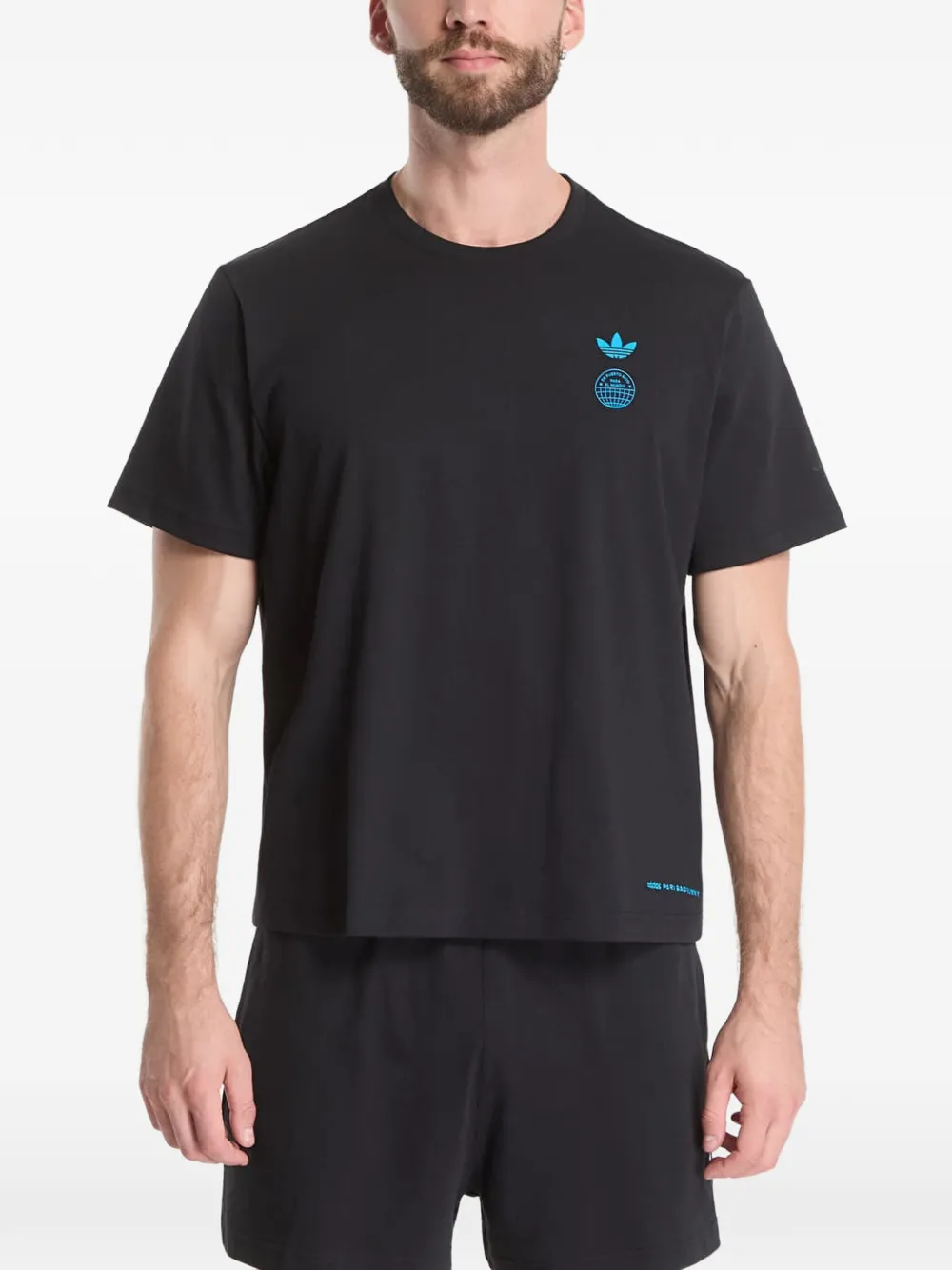 adidas Bad Bunny graphic-print T-shirt - Schwarz