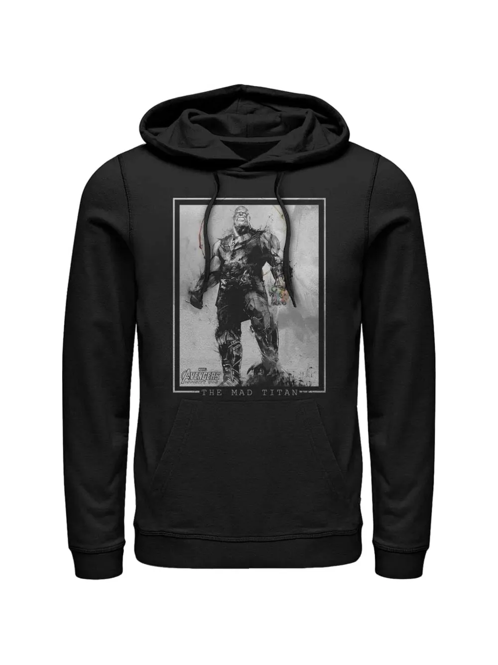 LESSONS MERCH Hoodie met print Zwart