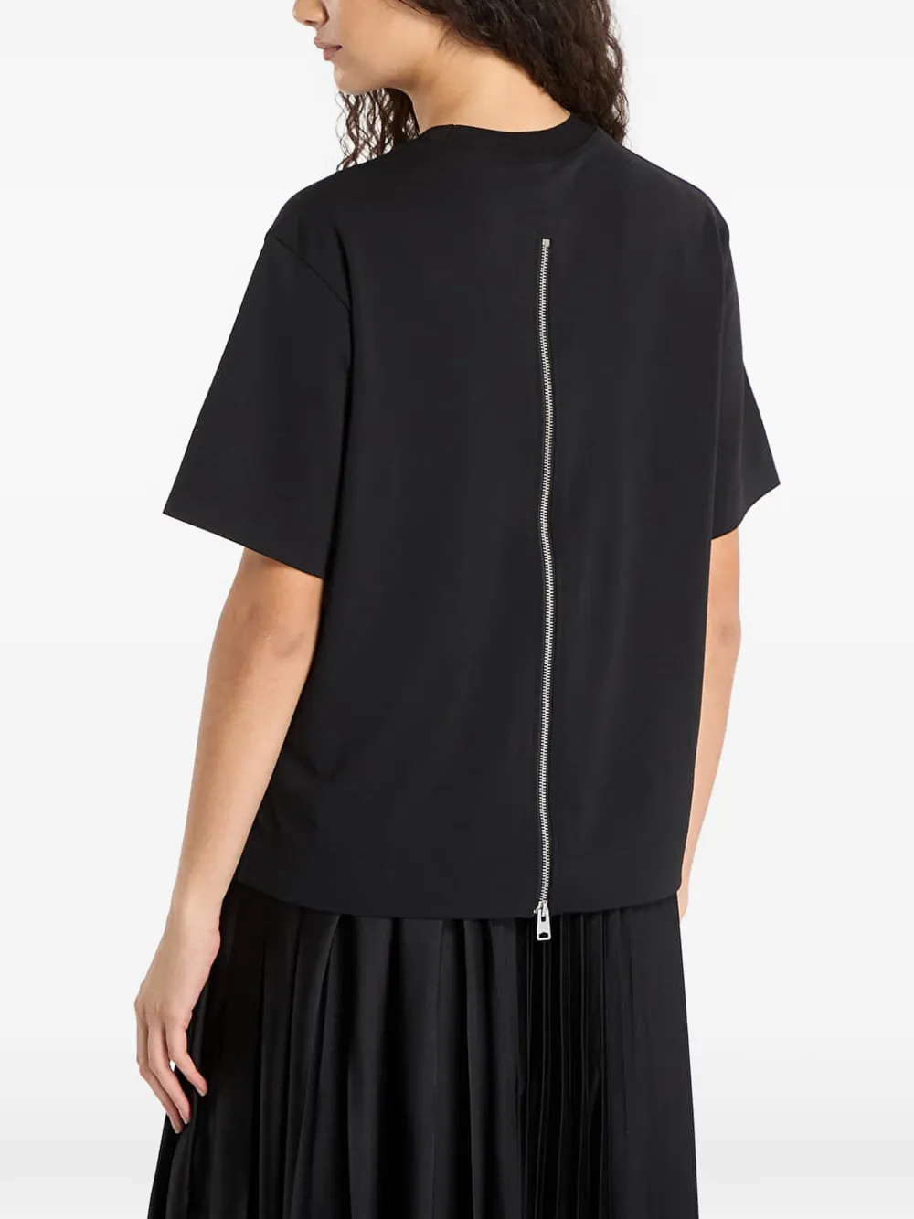 AllSaints Jax pleated dress Zwart