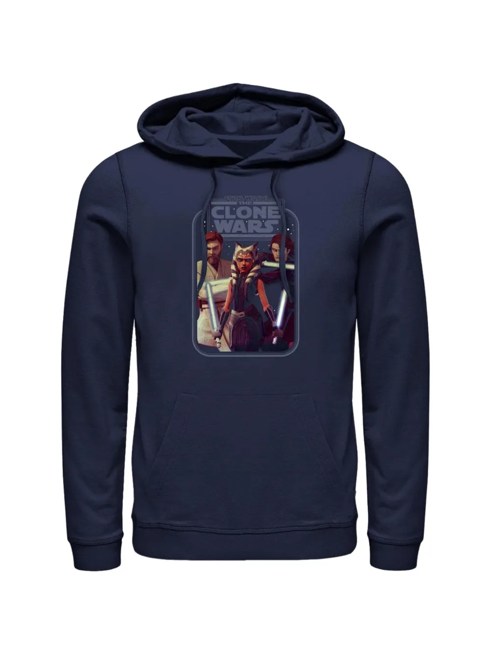 LESSONS MERCH Star Wars hoodie met trekkoord en grafische print Blauw
