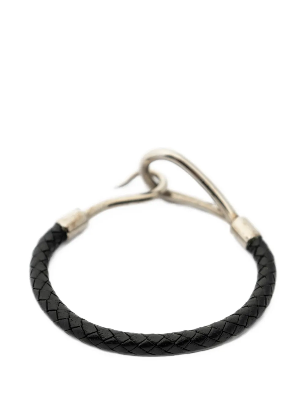 Hermès Pre-Owned Jumbo Hook braided bracelet - Schwarz