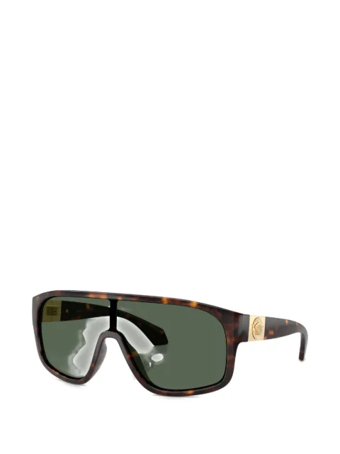 Versace Eyewear tortoiseshell-effect geometric-frame sunglasses