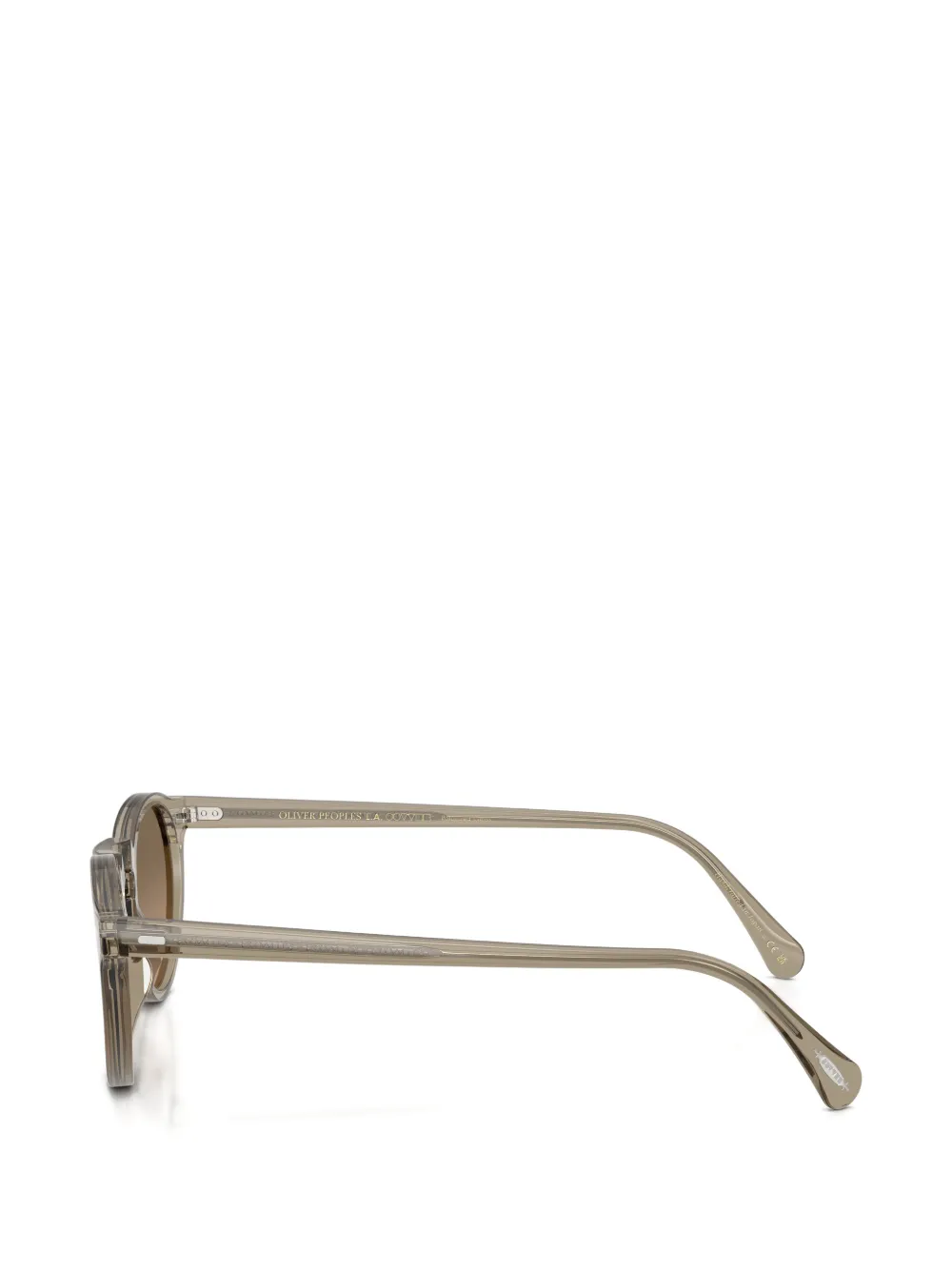 Oliver Peoples Gregory Peck round-frame sunglasses Beige