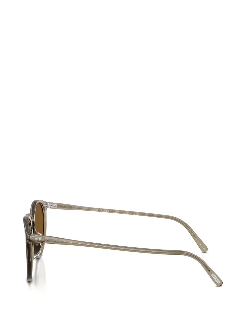 Oliver Peoples round-frame sunglasses Beige
