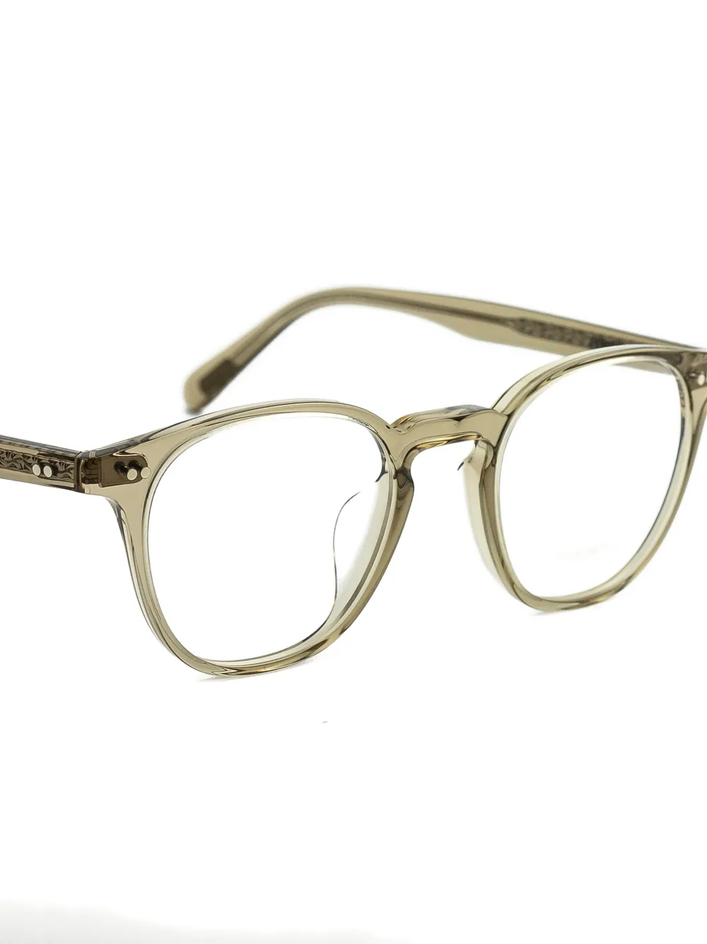 Oliver Peoples Edmin round-frame glasses Groen