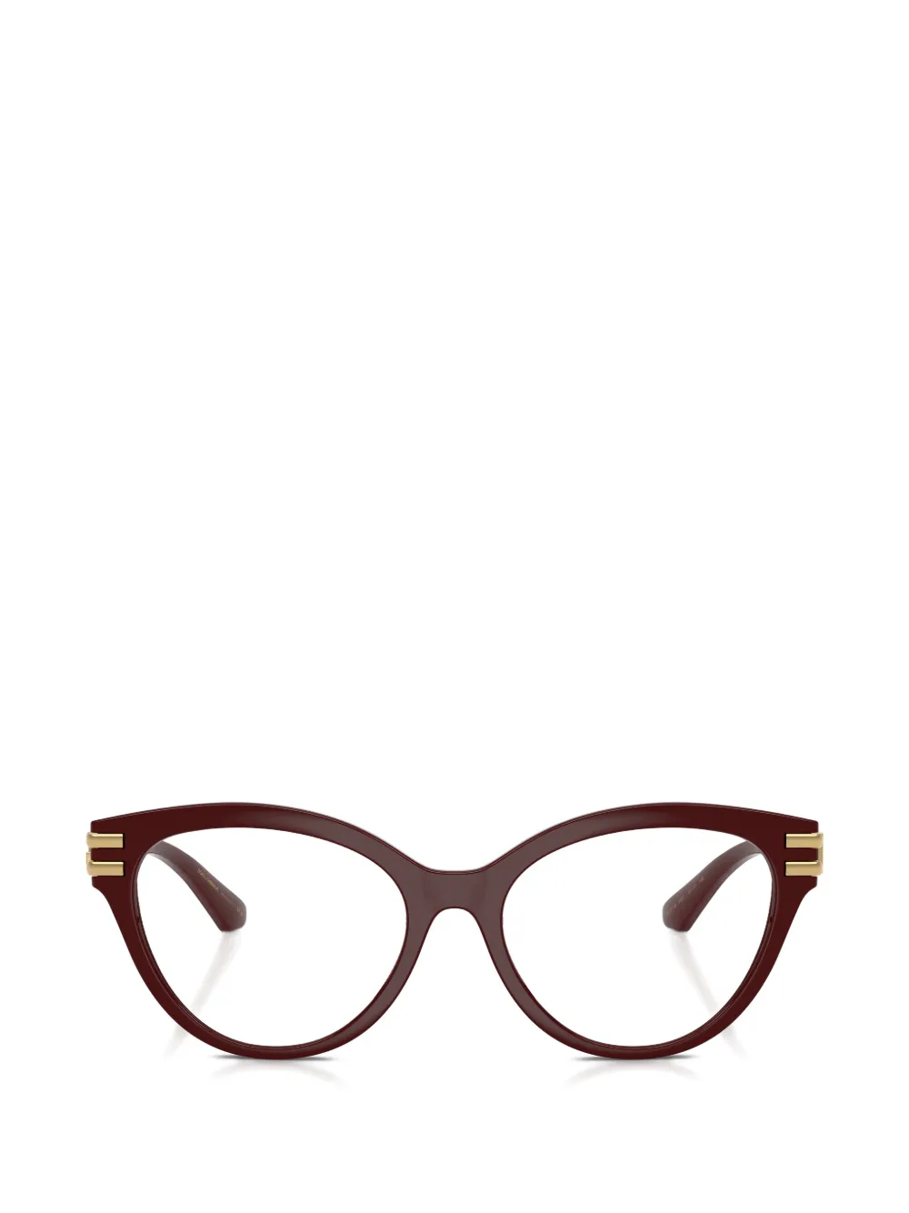 Dolce & Gabbana Eyewear DG logo-plaque cat-eye sunglasses - Rosso