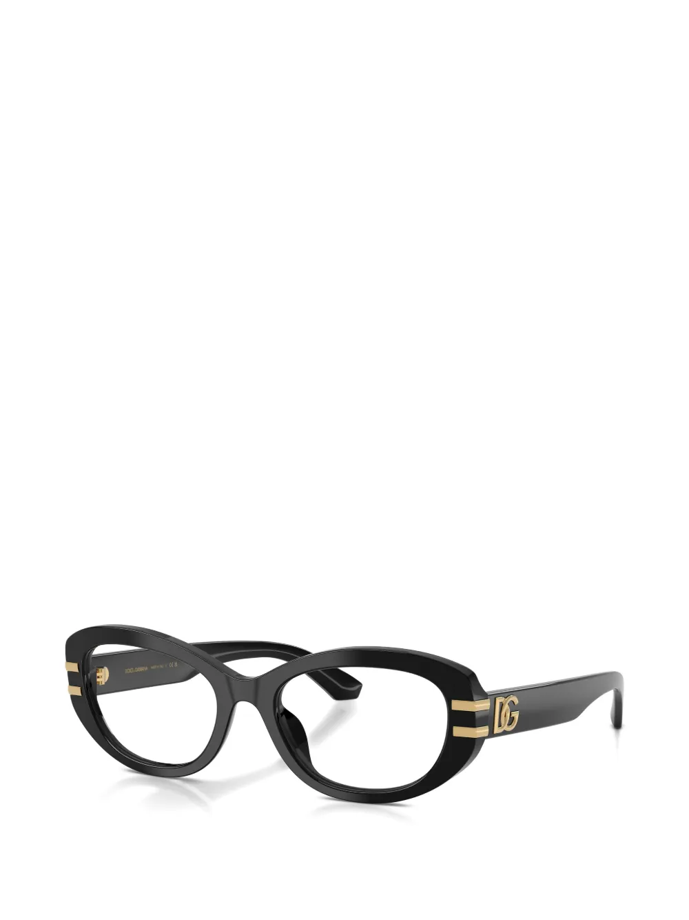 Dolce & Gabbana Eyewear DG3455 cat-eye frame glasses Zwart