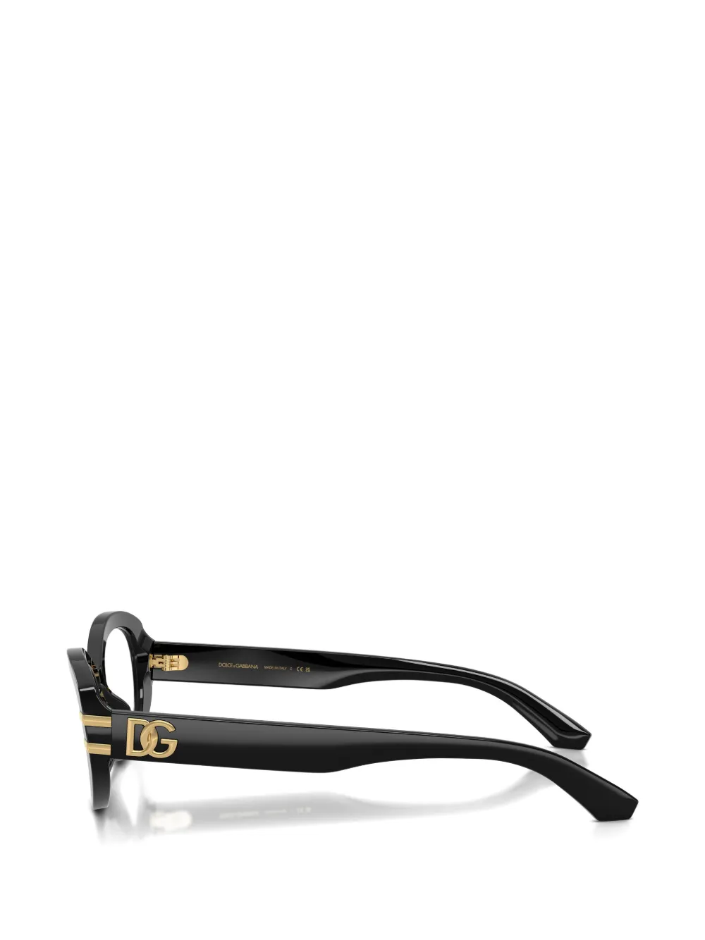 Dolce & Gabbana Eyewear DG3455 cat-eye frame glasses Zwart