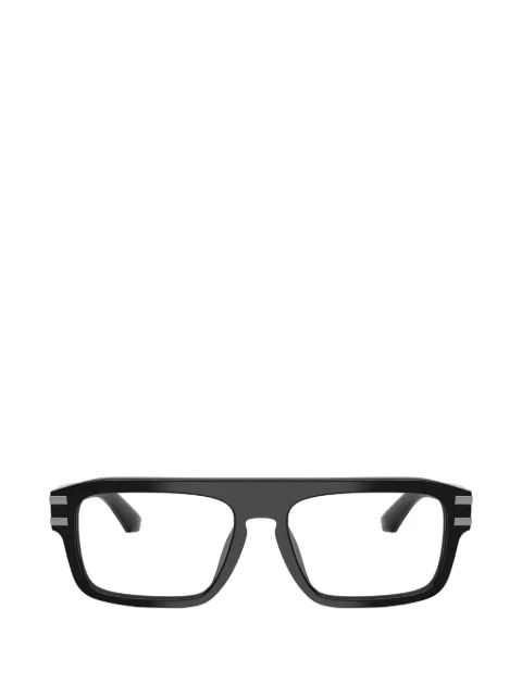 Dolce & Gabbana Eyewear DG-plaque rectangle-frame glasses