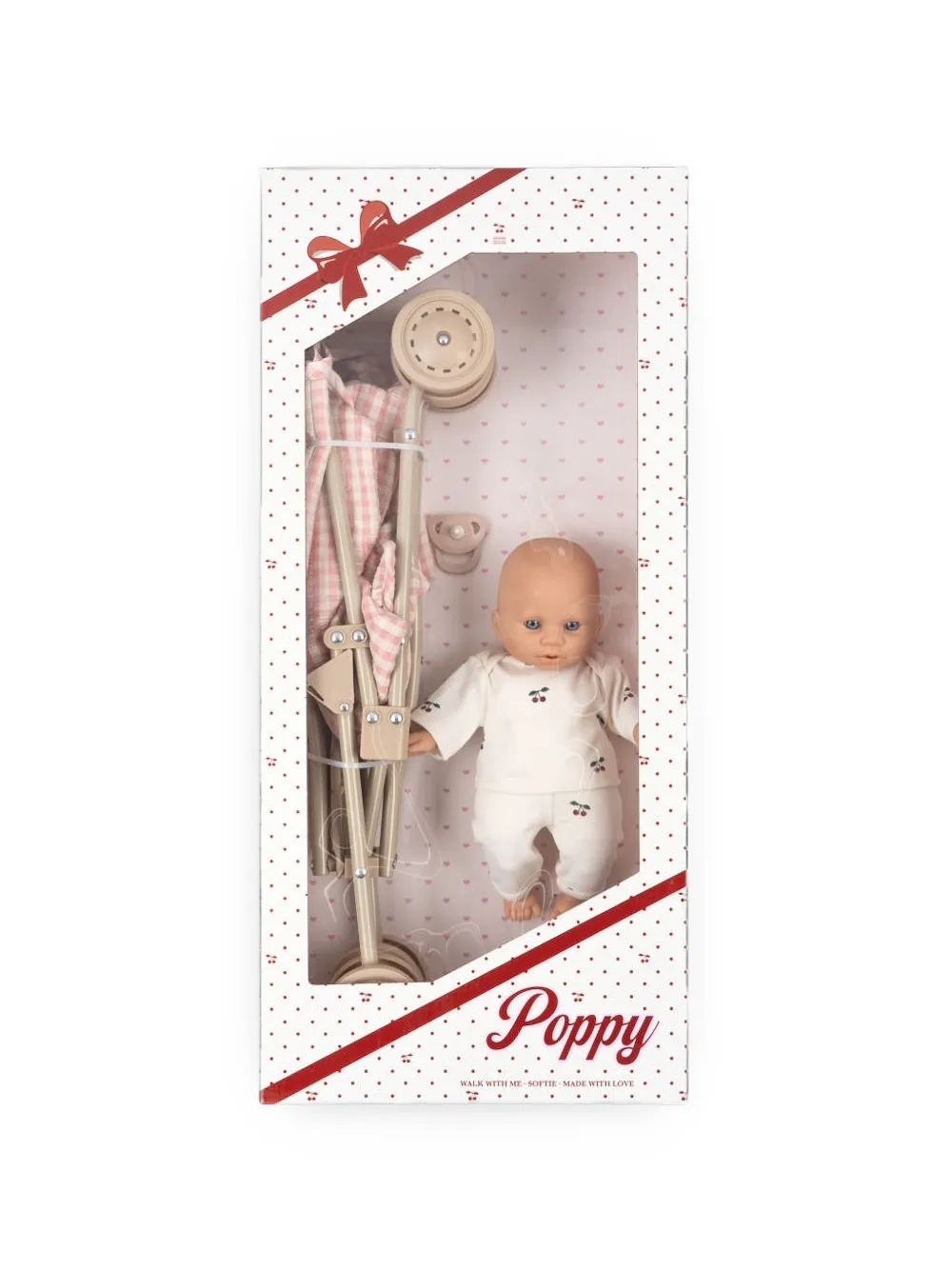 Konges Sløjd Poppy doll stroller set - Nude