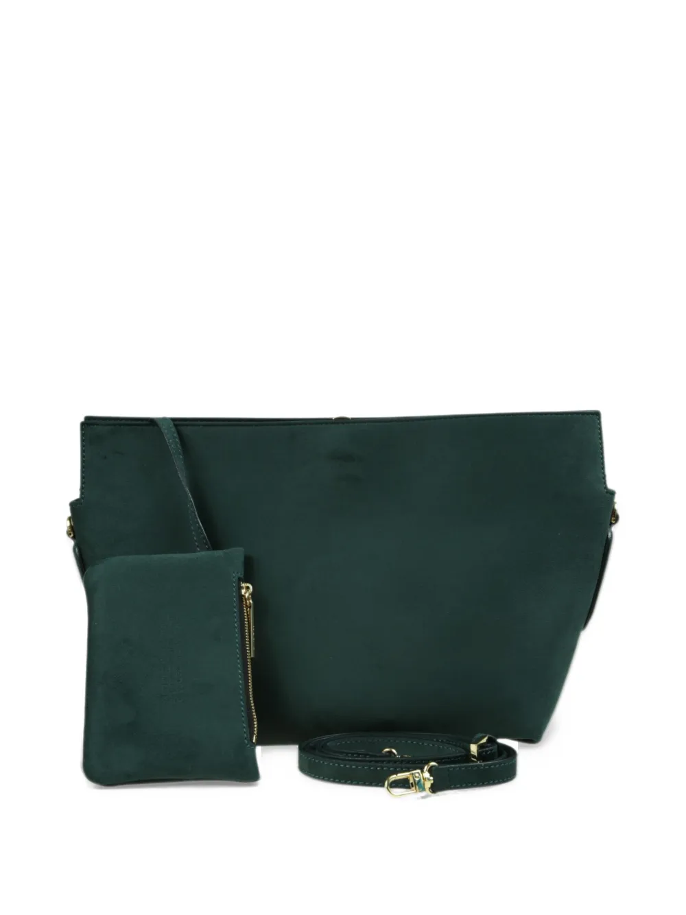 Themoirè small Zoe shoulder bag Groen