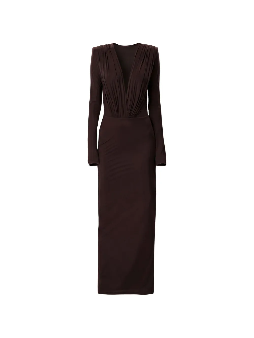 Amazuìn Rasha cut-out maxi dress Bruin