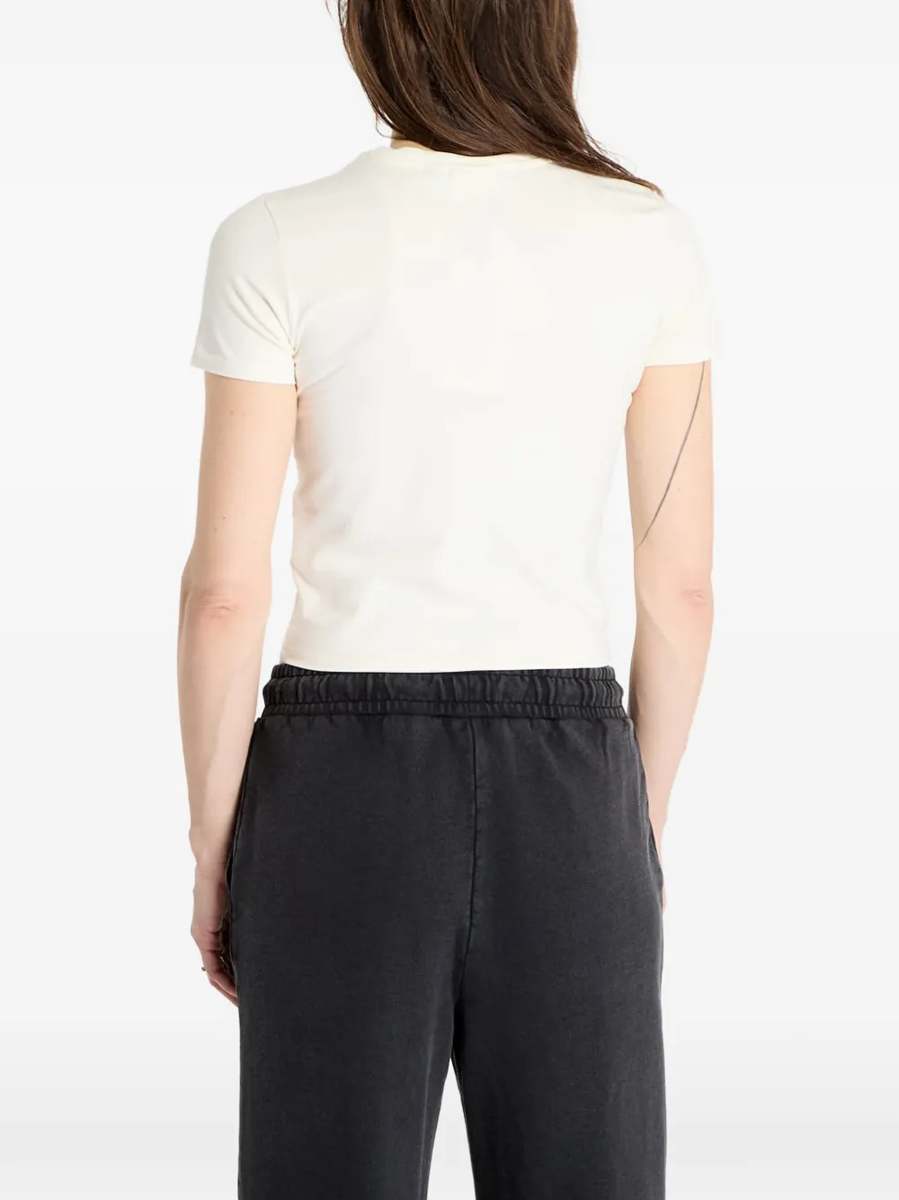 GUESS USA logo-print T-shirt Wit