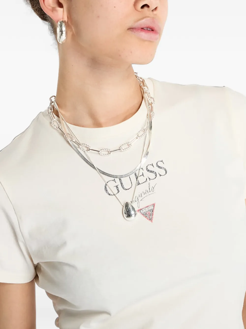 GUESS USA Baker Baby T-shirt Wit