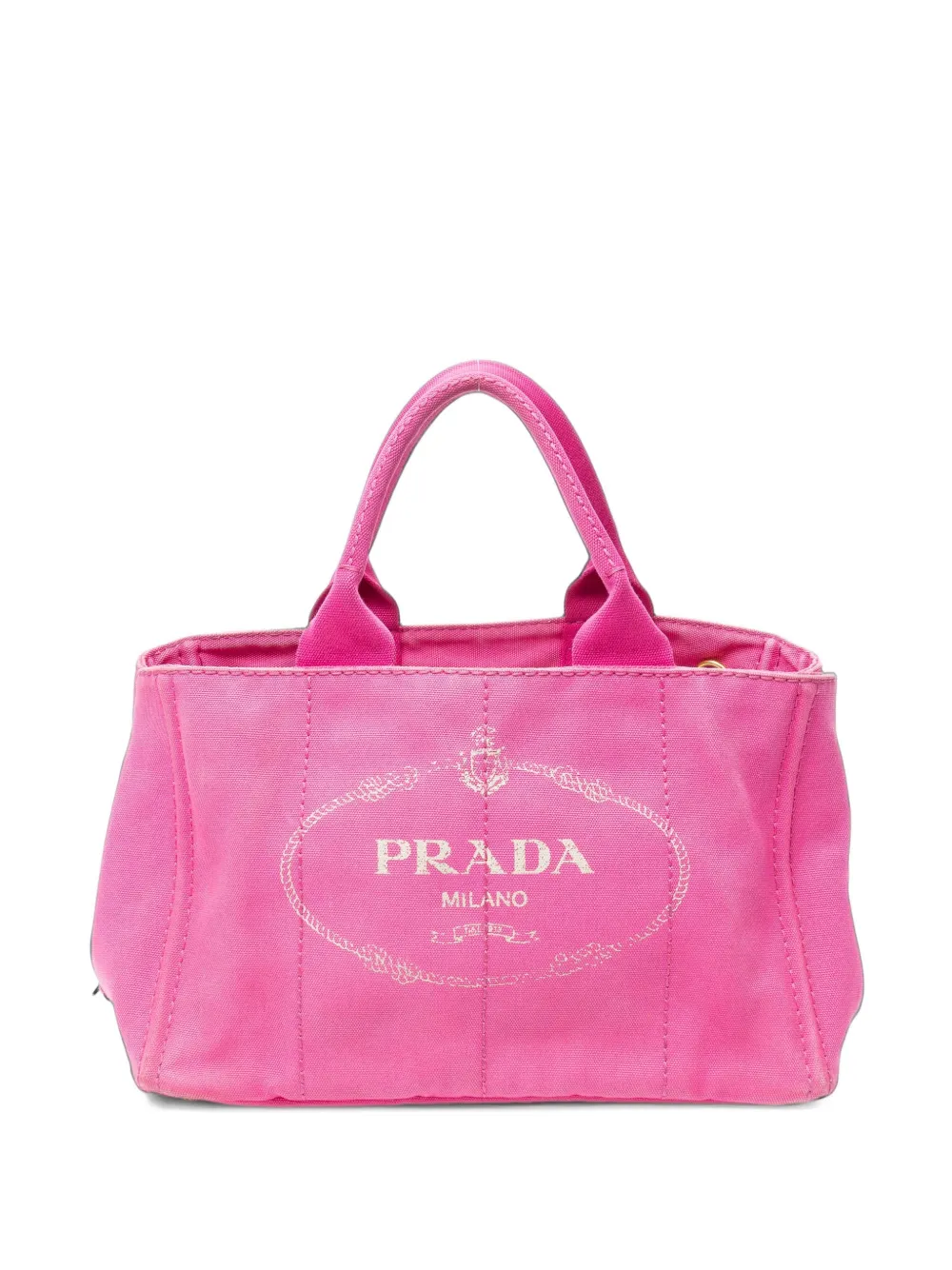 Prada Pre-Owned medium Canapa tote bag - Rosa