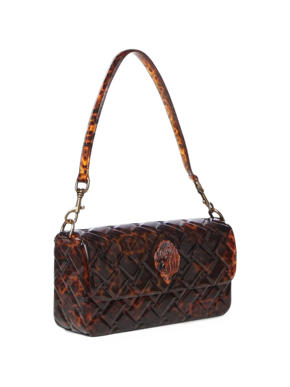 Kurt Geiger London jelly Kensington shoulder drench bag Bruin