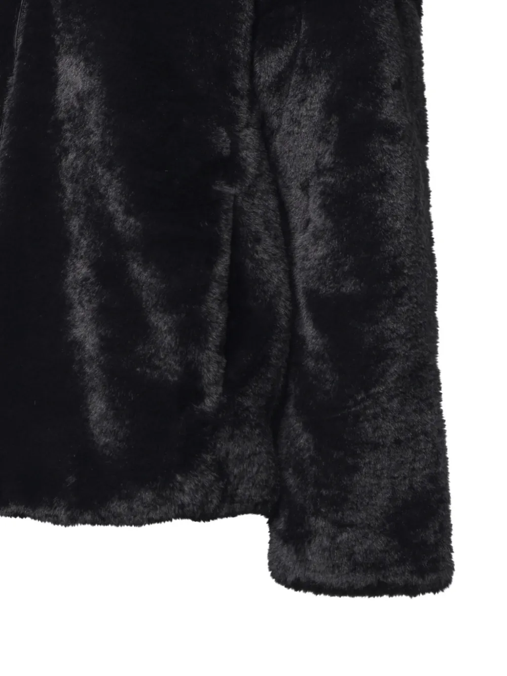 Save The Duck Davina reversible faux-fur coat Zwart