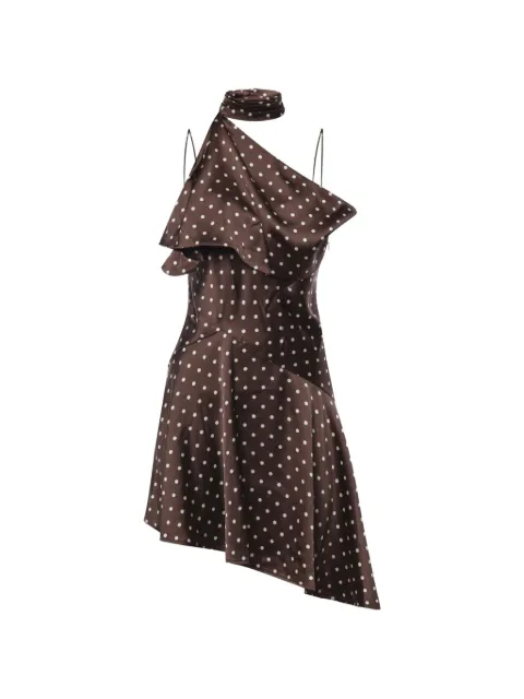 For Love And Lemons Teddi polka-dot ruffled mini dress
