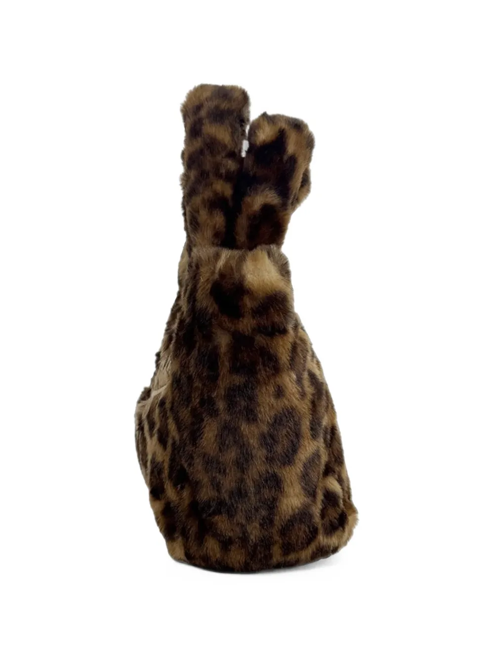 MC2 Saint Barth leopard-print faux-fur tote bag Bruin