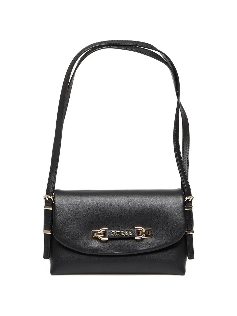 GUESS USA Lefia logo-plaque shoulder bag - Schwarz