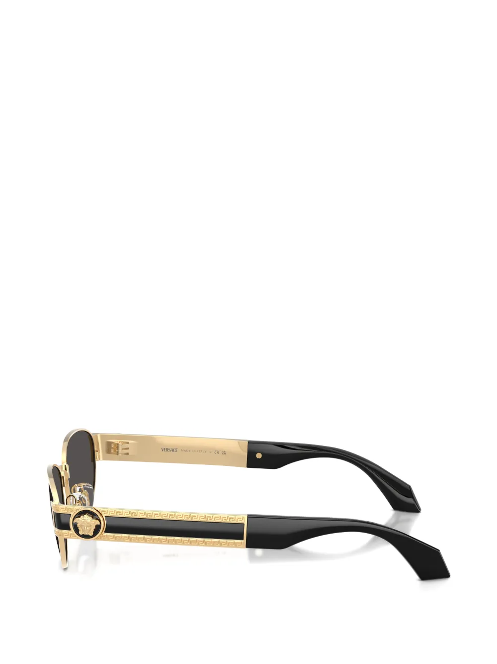 Versace Eyewear Medusa Biggie oval-frame sunglasses Goud