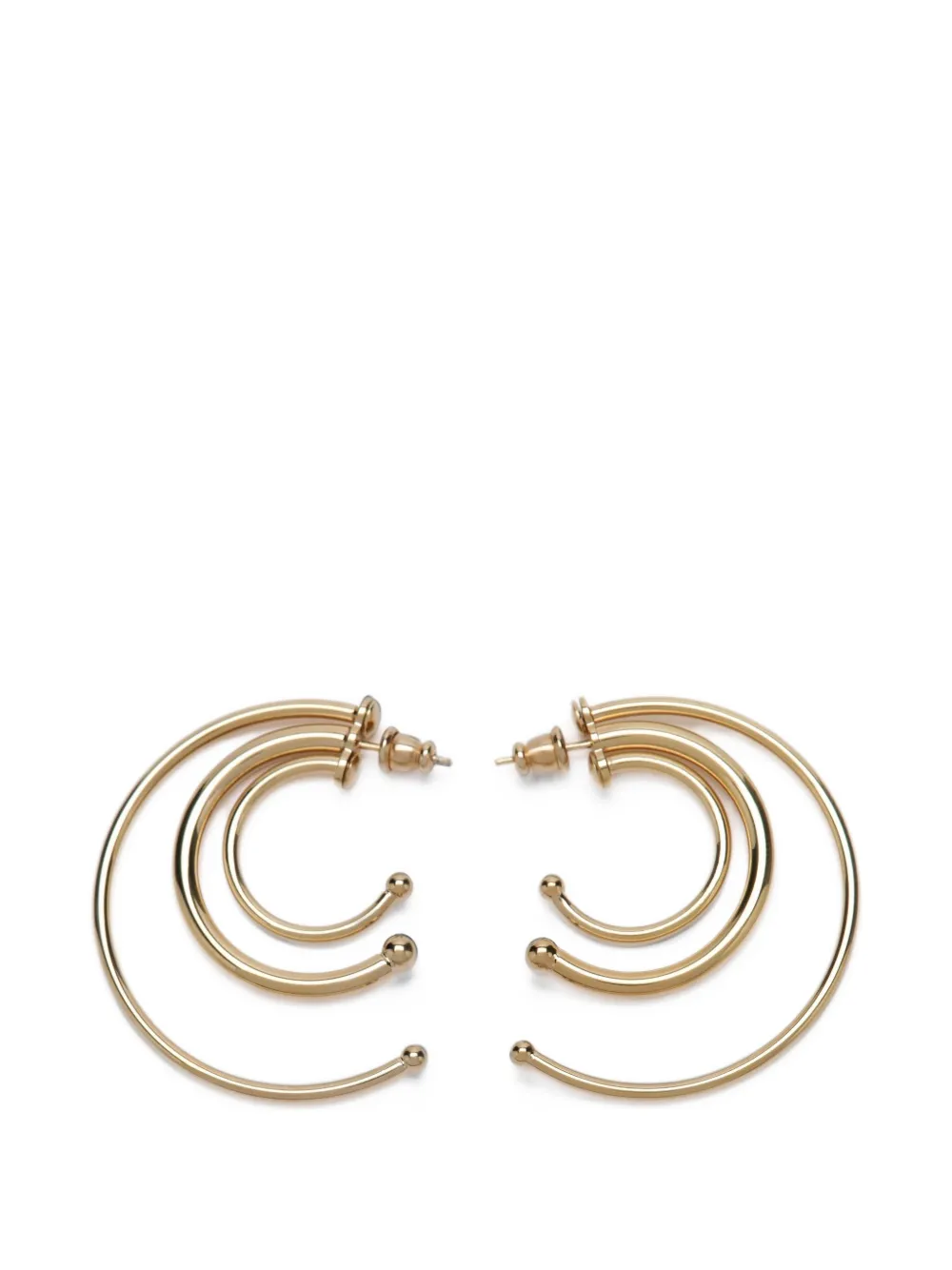 Panconesi large Solar hoops earrings - Gold