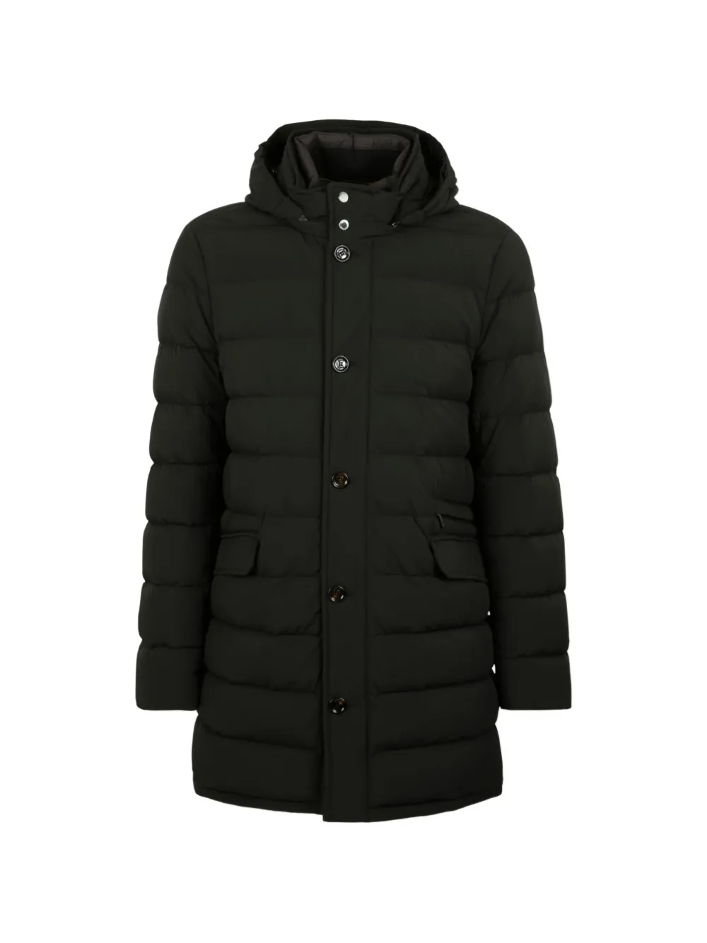 Moorer Calandri hooded padded coat - Braun