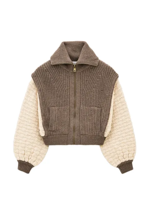 Ba&Sh Essen zip-up cardigan