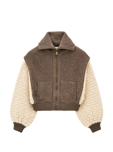 Ba&Sh Cardigan Essen com zíper
