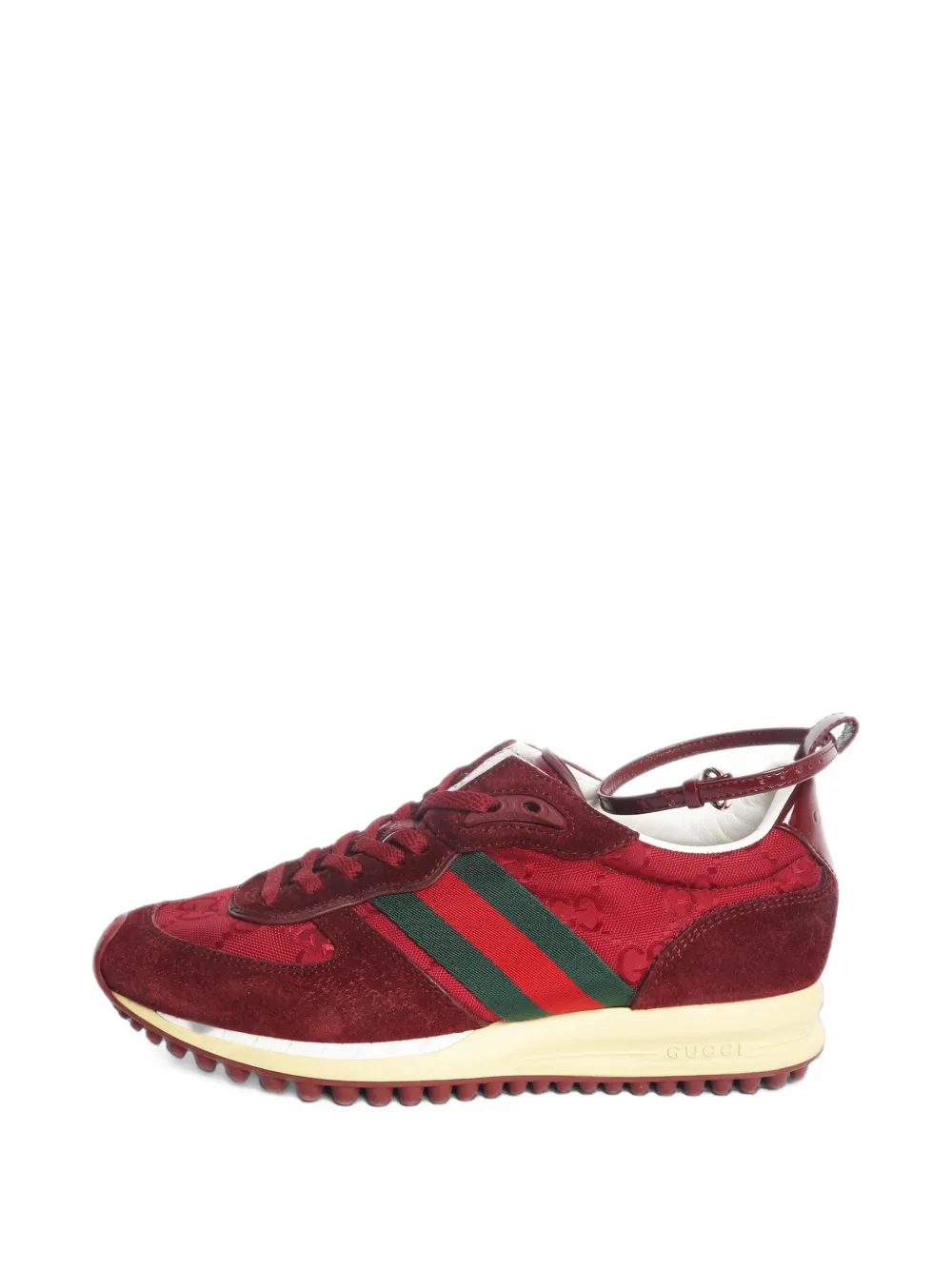Gucci Pre-Owned Re-Motion suede sneakers - Rot