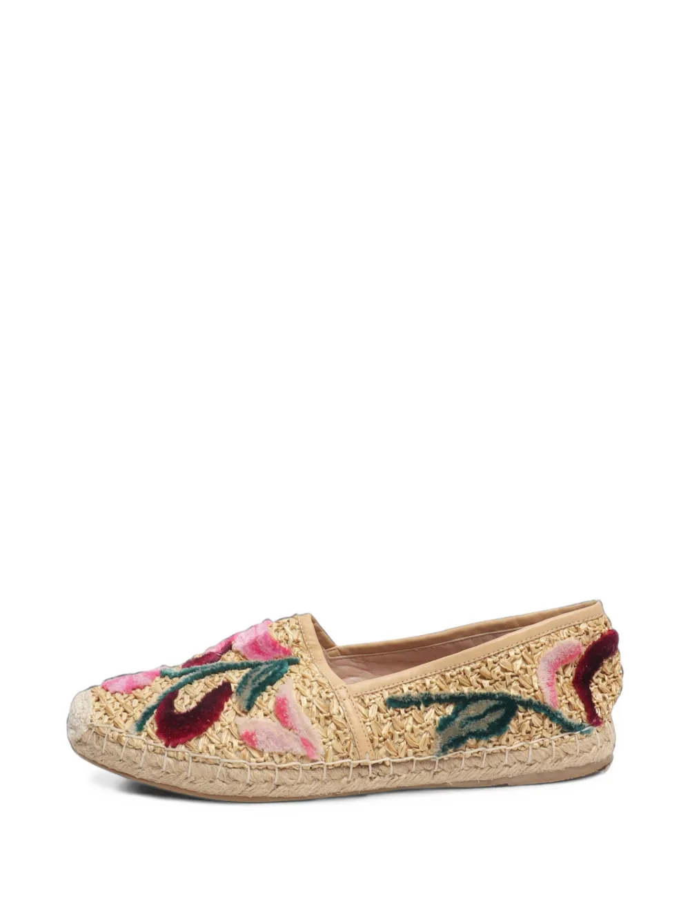 Ermanno Scervino Vintage floral espadrilles - Nude