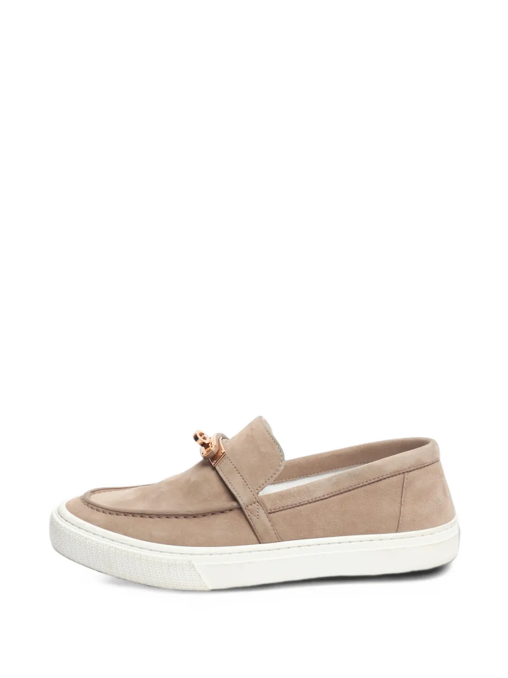 Hermès Pre-Owned Game slip-on sneakers - Nude