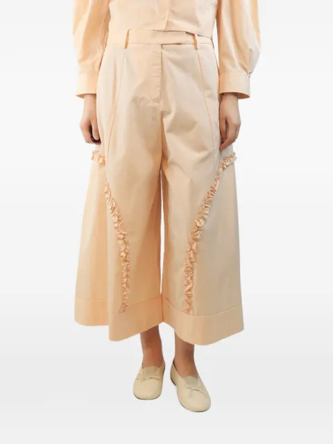 Simone Rocha sculpted ruffled trousers