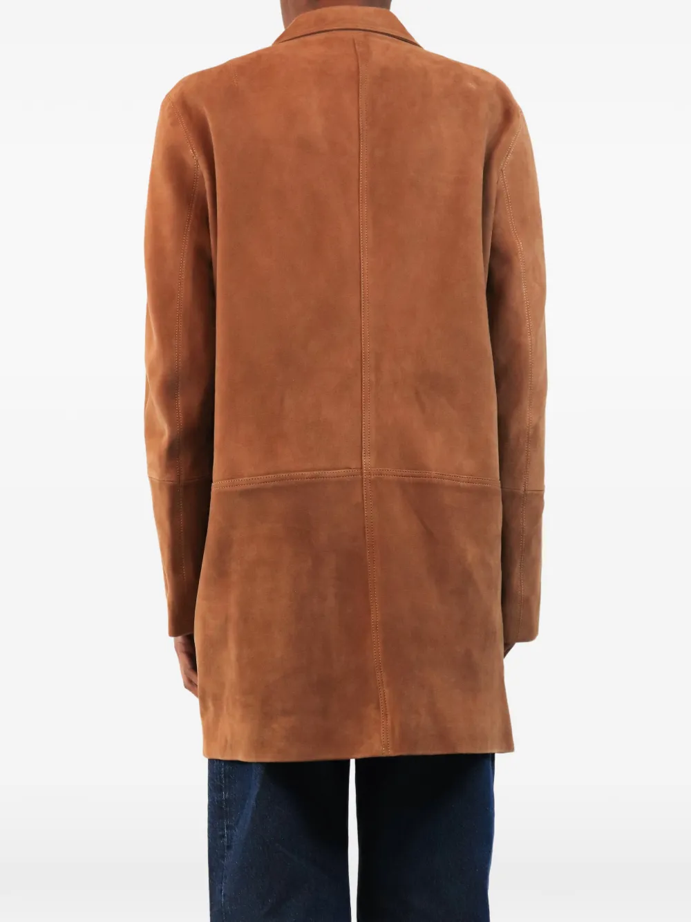 House Of Dagmar button-down single-breasted coat - Braun