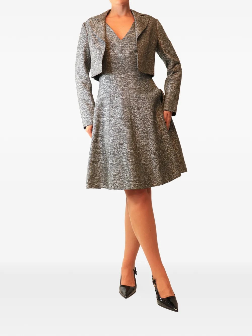 Christian Dior Pre-Owned A-line dress set - Grau